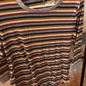 Colorful Striped knit top